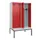 PBM-locker met bank,HxBxD 2120x1200x815mm,4vak,vak B 300mm
