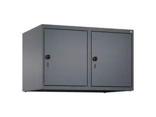 opzetkast,v. locker,2vak.,vak B 400mm,HxBxD 500x800x500mm,draaigrendel - 2