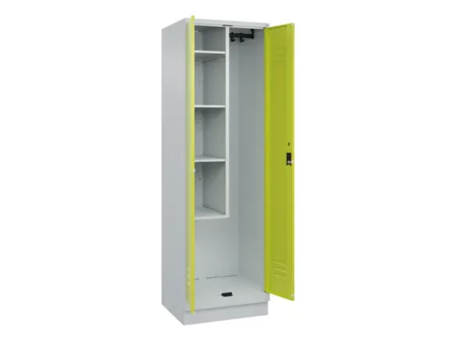 schoonmaakkast,HxBxD 1950x600x500mm,links 4vakken