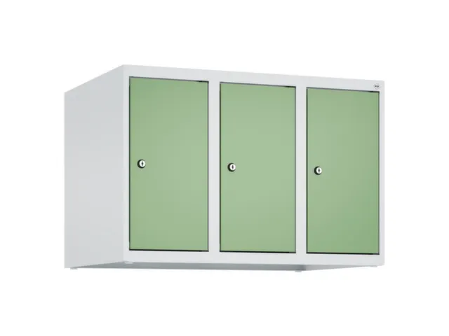 opzetkast,v. locker,3vak.,vak B 250mm,HxBxD 500x750x500mm,vleugeldeur