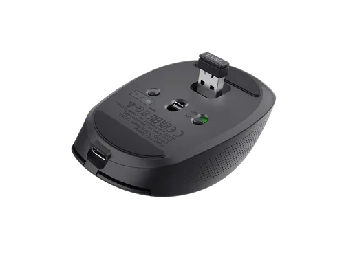 Ozaa Compact Draadloze Muis Zwart