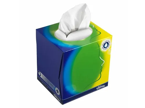 Kleenex 8825 facial tissue 3-laags wit kubus 20x20cm 12 x 56 tissue