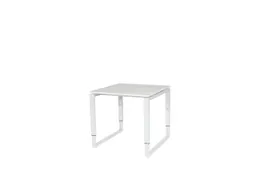 Domino Plus Bureau Hoogte Verstelbaar 800x800mm Wit 25mm Wit