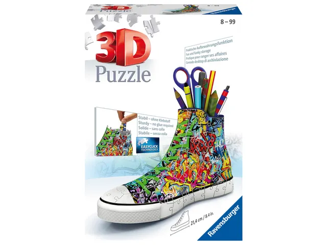 3D puzzel Ravensburger Sneaker Graffiti Style 108 stukjes