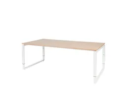 Domino Plus Vergadertafel Hoogte Instelbaar 200x100 Havana/Kersen 25mm