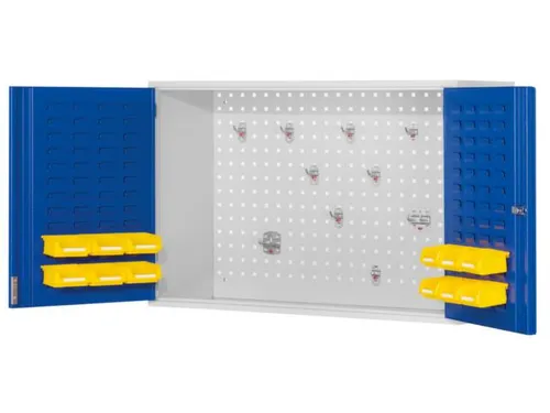 Hangkast 620x920x335mm Deuren/wanden Gesleufd Ral7035