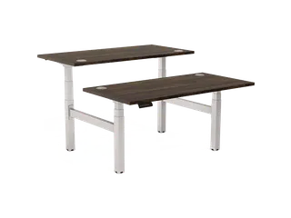 Cambio Zit-Sta bureau duo bench frame Zilver - 2
