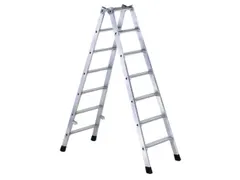 Boktrap Aluminium L 1 61M 2X7Treden Dubbelzijdig