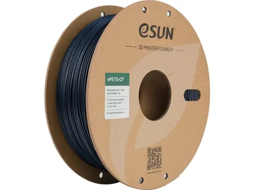 eSUN 3D Printer Filament ePETG-CF 1 75mm Deep Blue 1kg