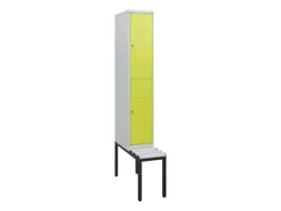 Dubbeldekse dekenkist,HxBxD 1950x300x815mm,1x2vak.,vak B 300mm