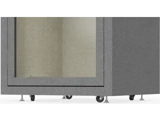 Belcel 003 Akoestische Werkpod Grijs met Ventilatie - 6