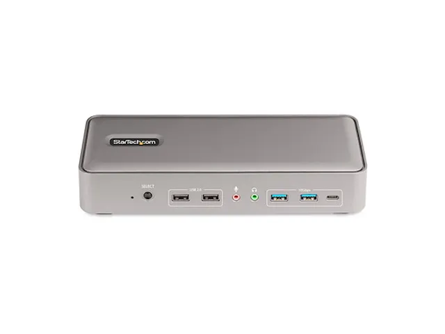 Dual-laptop USB-C KVM docking station dual 4K 60Hz DisplayPort dock