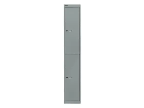 Dubbeldekse garderobekast,HxBxD 1802x305x305mm,1x2vak.,cil.-slot