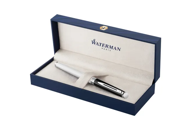 Rollerpen Waterman Hémisphère Colour Blocking black en white CT fijn