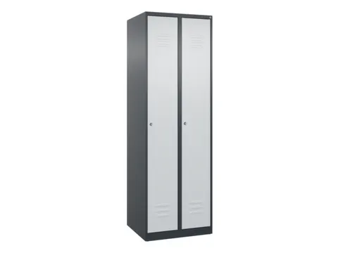 locker voor scheiding van kleding,HxBxD 1850x600x500mm,2vak
