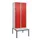 Dubbeldekse dekenkist,HxBxD 2120x800x815mm,2x2vak.,vak B 400mm