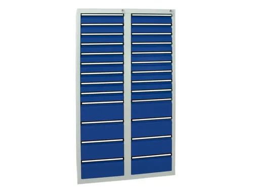 ladekast,HxBxD 1800x1000x500mm,26lade(n),centr. vergrendeling