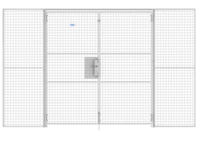 double porte battante,p. parois de séparation,Hxl 2200x2000mm