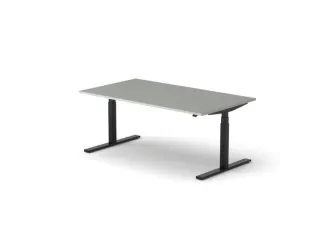 Elektrisch ihv bureau HxBxD 640-1300x1800x1000mm blad grijs - 1