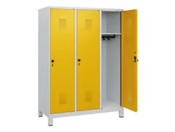 schoollocker,HxBxD 1630x1200x500mm,3vak,vak B 400mm,draaigrendel