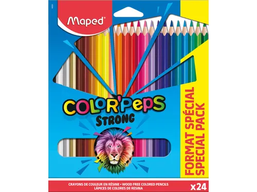 kleurpotlood Color'Peps 20 kleurpotloden + 4 fluo