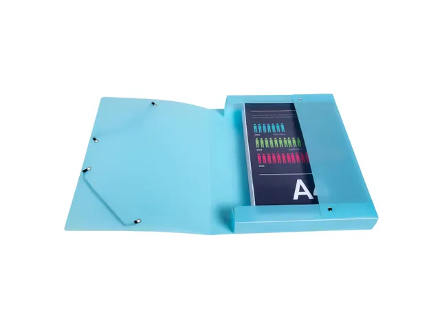 Boite de classement Exabox Dos 40mm Polypropylène 7/10e Chromaline pa