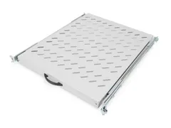 Uittrekbaar legbord voor 483mm 19'' Kast 40x484x568mm tot 25kg Grijs