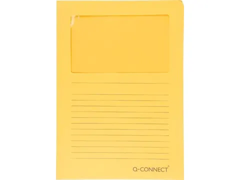 L-Map Met Venster A4 120 Grams 100 stuks Oranje