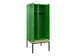 locker met bank,voor scheiding van kleding,HxBxD 2120x800x815mm,2vak