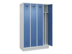 locker voor scheiding van kleding,HxBxD 1950x1200x500mm,4vak