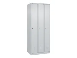 locker,HxBxD 1850x750x500mm,3vak,vak B 250mm,cil.-slot,staand op vloer