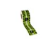 Gevaaretiket Raadhuis 46x125mm rol 250 stuks Heavy caution EN/NL groen