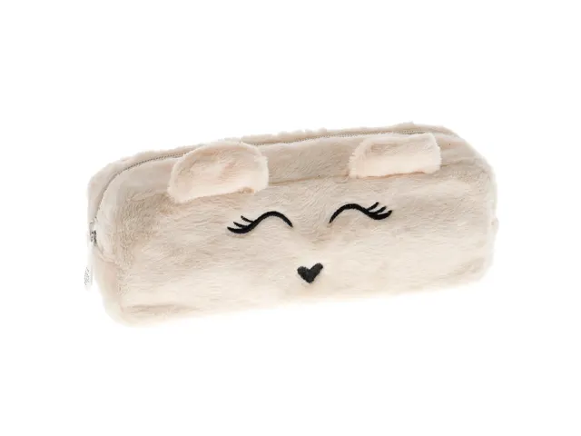Pennenetui rechthoek Fourrure 4 kl ass