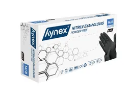 Handschoen Hynex Maat M nitril 100stuks zwart