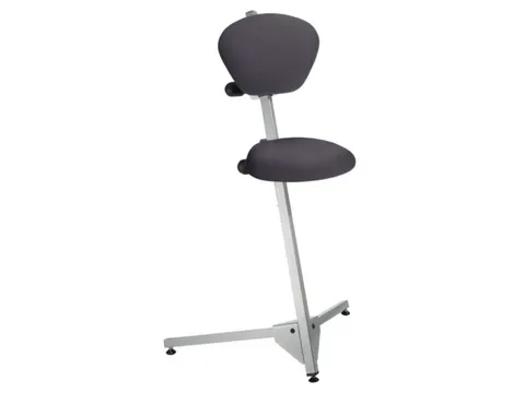 Stahulp Staalbuis Zitting Techno Onderstel Grijsaluminium