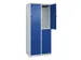 dubbeldekse locker,HxBxD 1850x800x500mm,2x2vak.,vak B 400mm