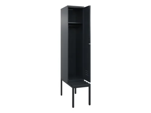 locker met bank,HxBxD 2120x400x815mm,1vak,vak B 400mm,cil.-slot