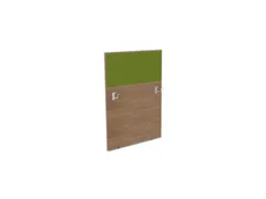 baliepaneel,v. bureau,aanbouw links,B 800mm,NT-cherry,BN7048-groen