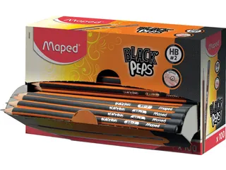 potlood Black'Peps HB zonder gum karton display - 1
