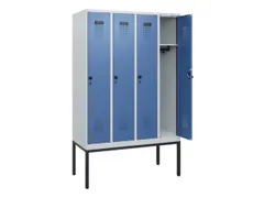 schoollocker,HxBxD 1950x1200x500mm,4vak,vak B 300mm,draaigrendel