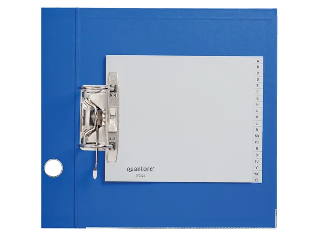 Ordneralfabet Quantore 2-gaats 18x23cm Pp Grijs A-z