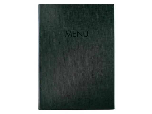 Menukaart map Sigel A4 grijs voor 8 blad