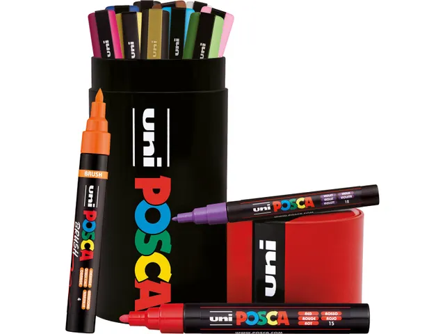 Uni Posca paintmarker, assorti 13 stuks