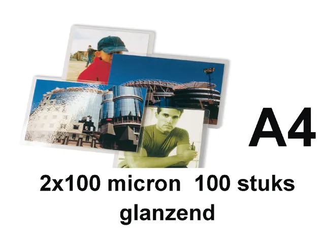Lamineerhoes Gbc A4 100 Micron glanzend