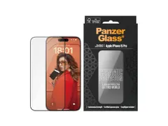 PanzerGlass Ceramic Screen Protector iPhone 15 Pro | Ultra-Wide Fit