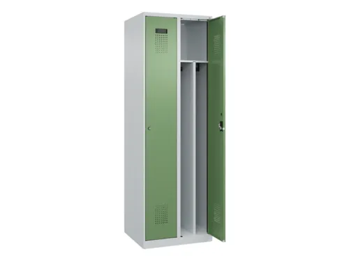 locker voor scheiding van kleding,HxBxD 1850x600x500mm,2vak