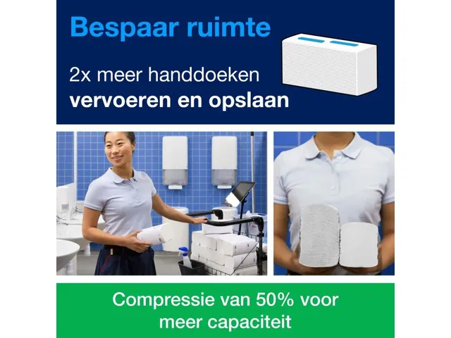 Tork 100585 Peakserve Continue Handdoek 1-laags Wit H5 Universal