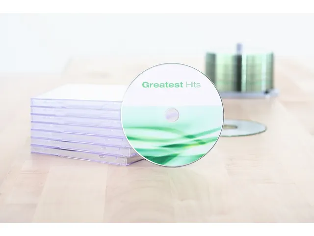 HERMA 8624 CD-etiketten A4 Ø 116mm/18,5mm mat Wit 20 stuks