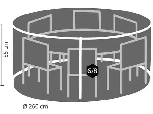 Buitenhoes Voor Ronde Tuinset - Ø 260cm