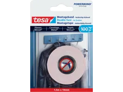 Powerbond montagetape Tegels en Metaal, 19mmx1.5m